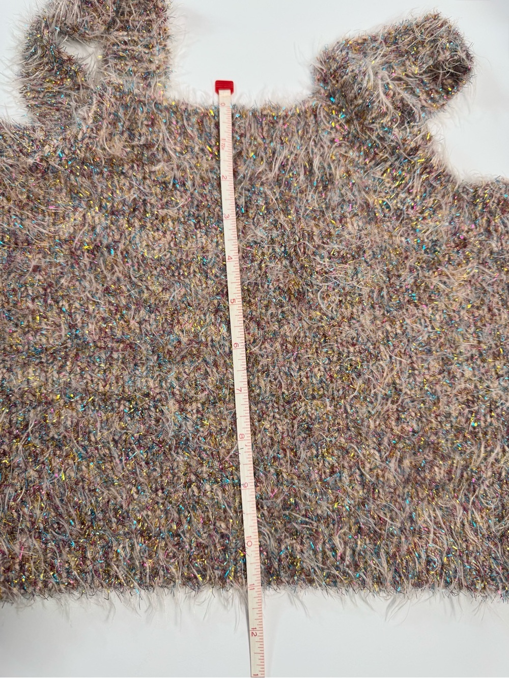 Forever 21 Metallic Multi-Color Fuzzy Crop Tank - Picture 9 of 12